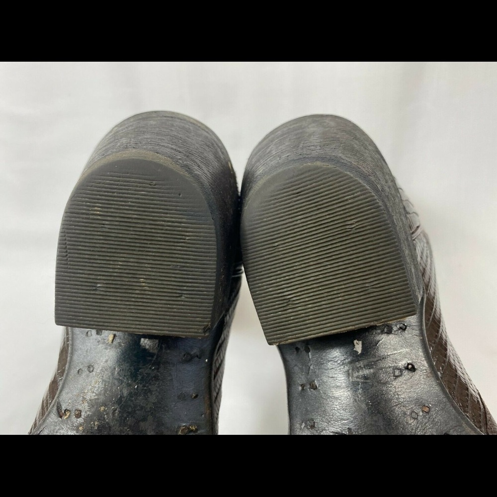 FRYE Lily Lizard Western Cowboy Boots Sz 7.5 B - Picture 8 of 10